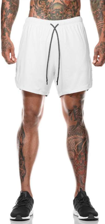 Short Deportivo Caballero Blanco