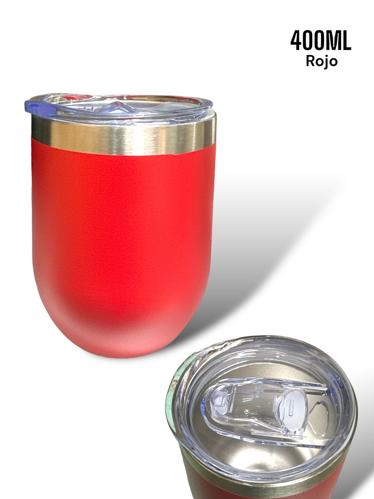 Vaso Térmico 400ml Rojo