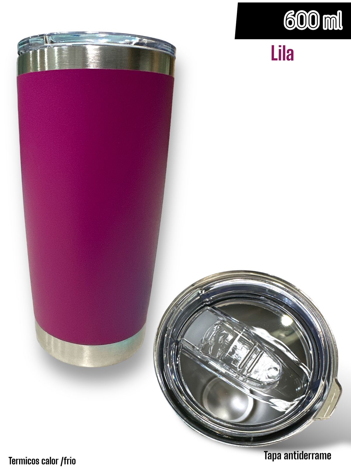 Vaso Térmico 600ml Lila