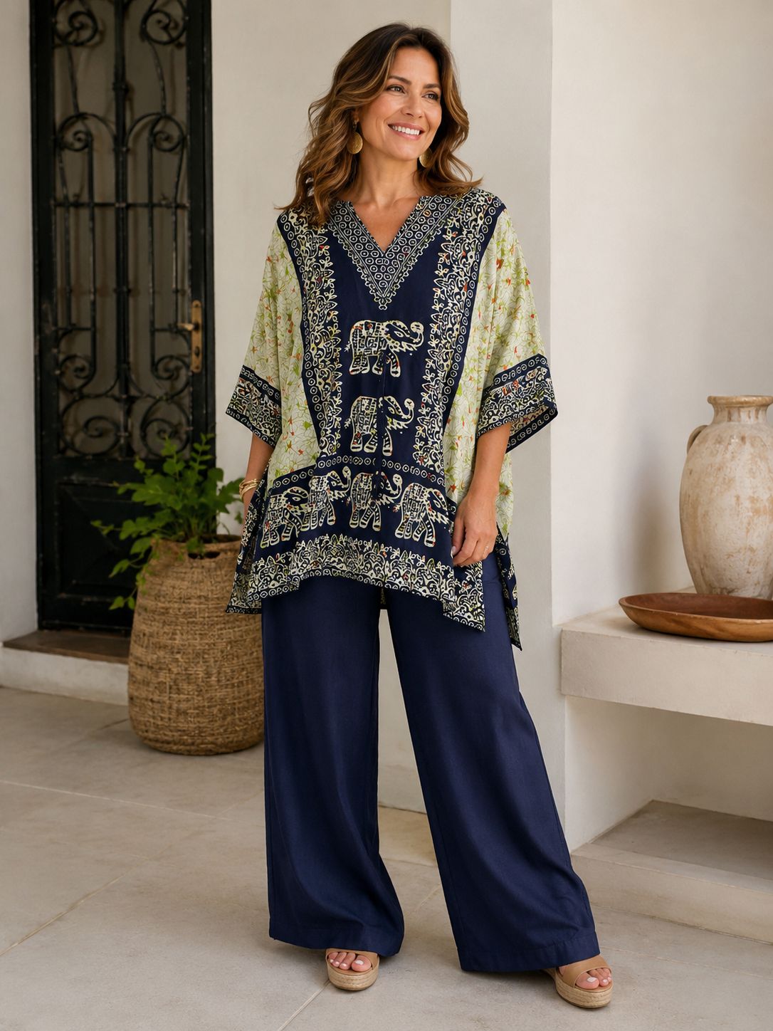 Conjunto Boho Vivienne Azul