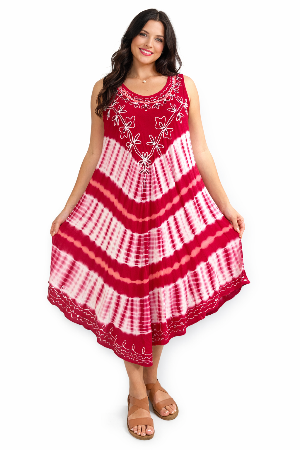 Women's Sleeveless Printed Dress