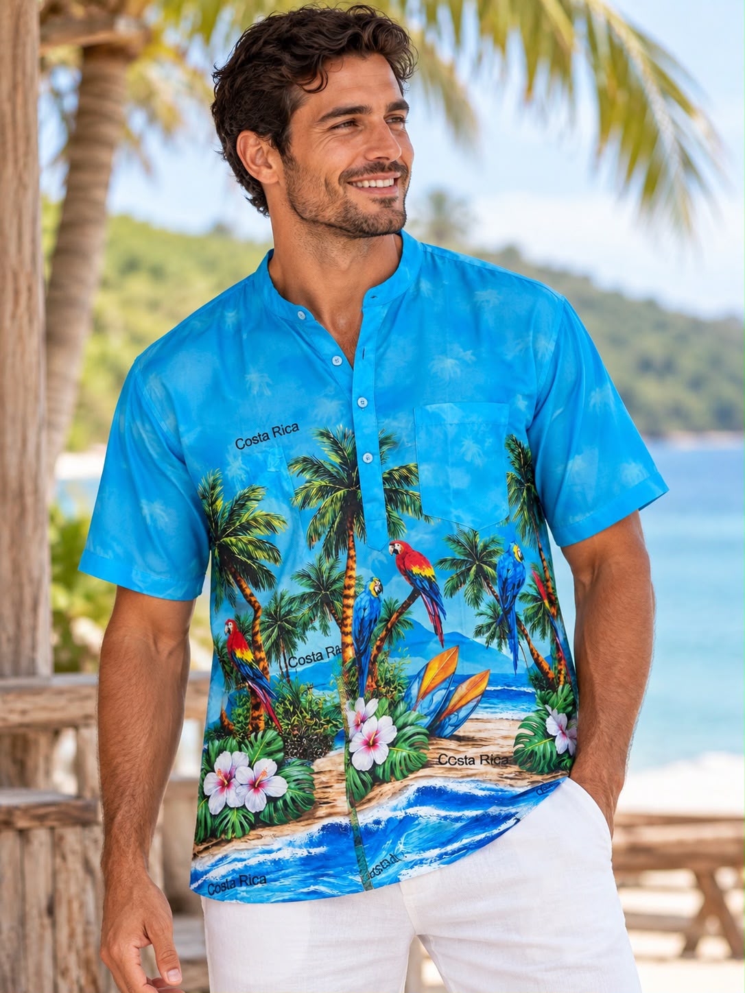 Camisa Paraíso Tropical Costa Rica
