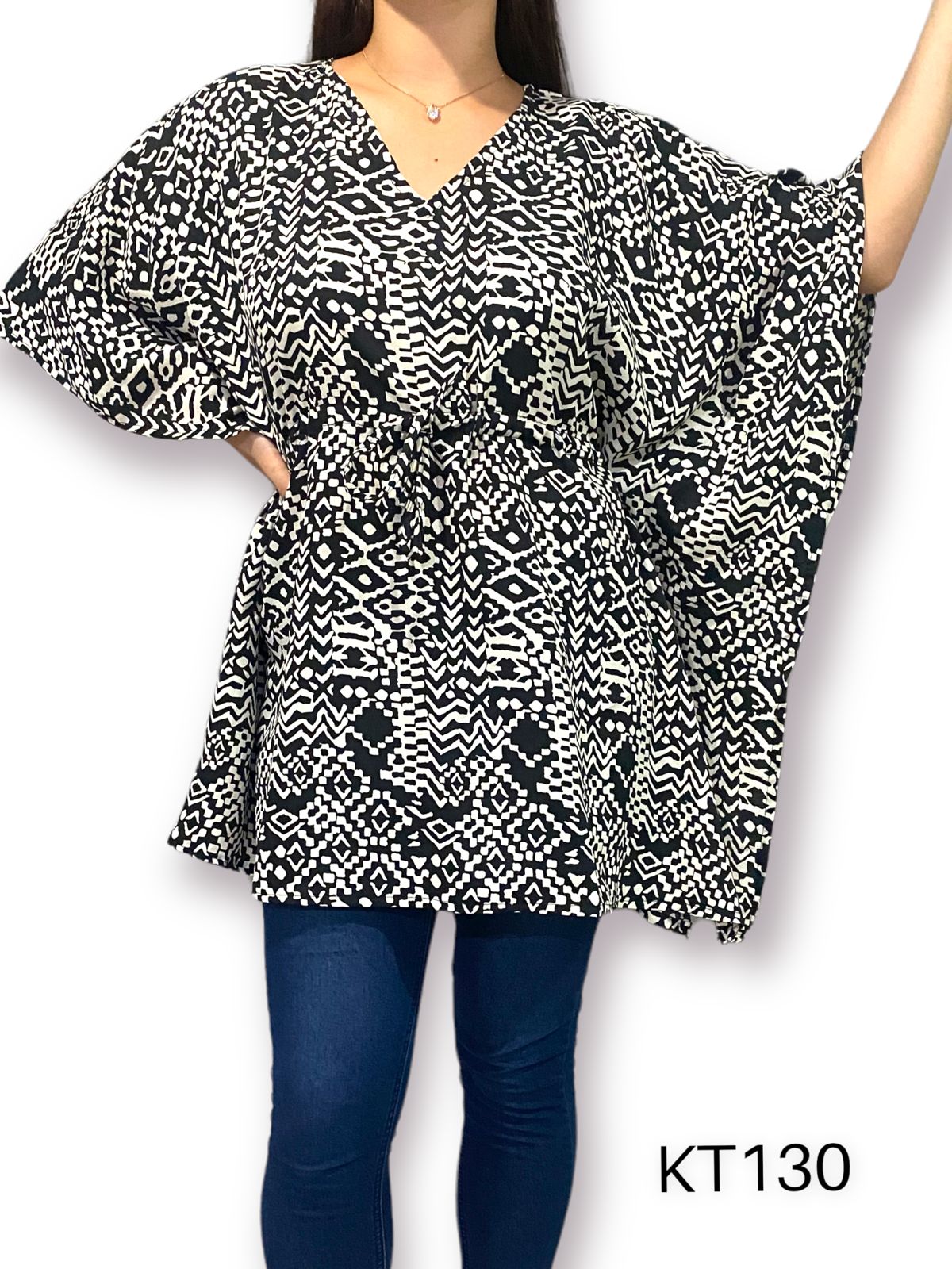 Vestido Corto Estampado de Dama