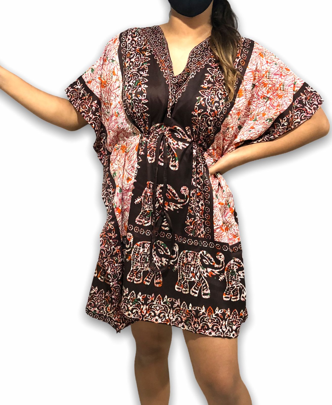 Manta Mediana Estampada de Dama