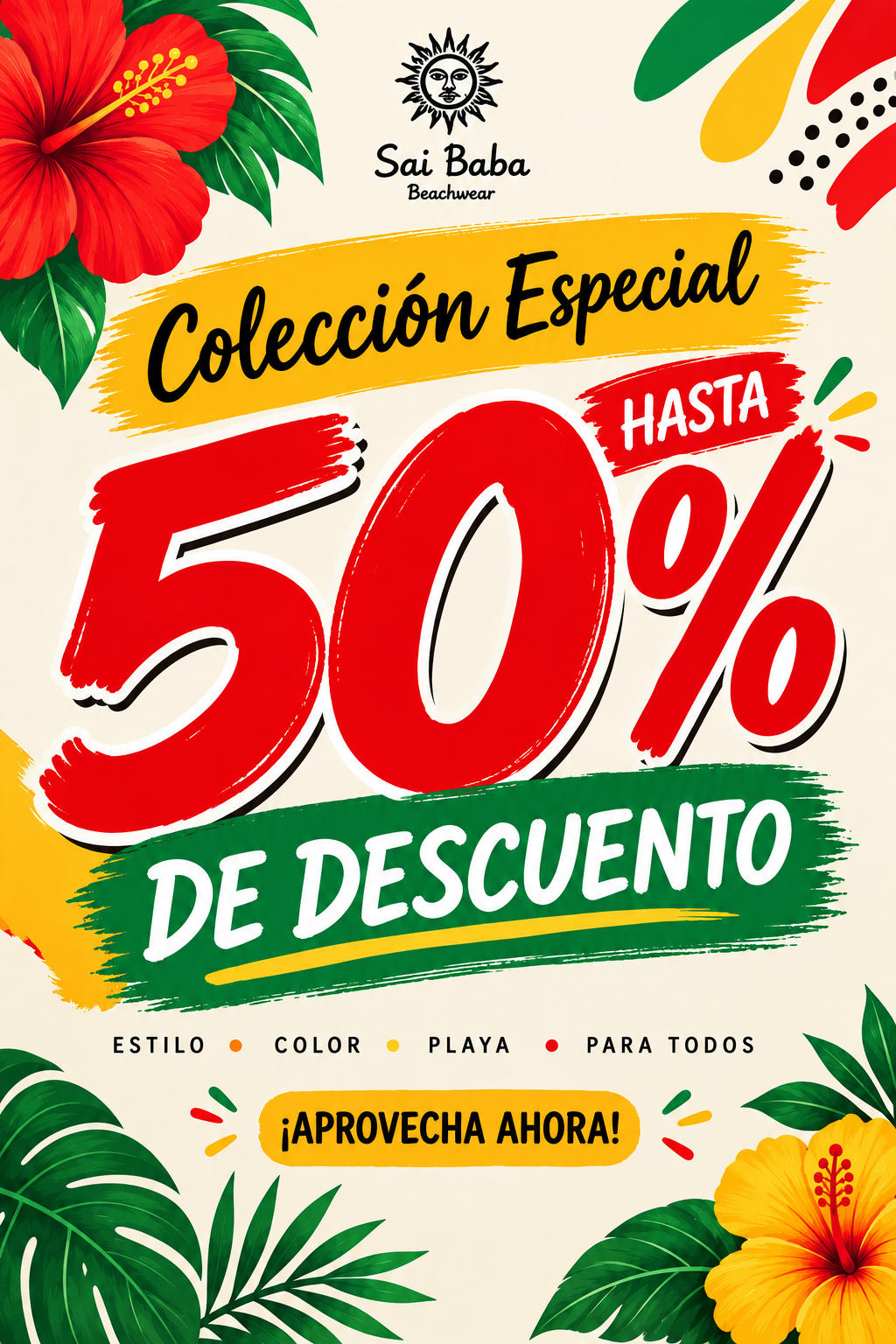 Flash Sale 50% Menos