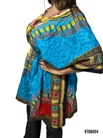Manta de Dama Afrodescendiente Azul KTRA004 - Grand Parade Día del Negro