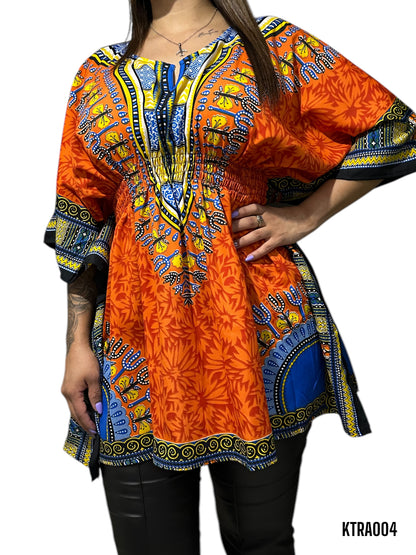 Manta de Dama Afrodescendiente Naranja KTRA004 - Grand Parade Día del Negro