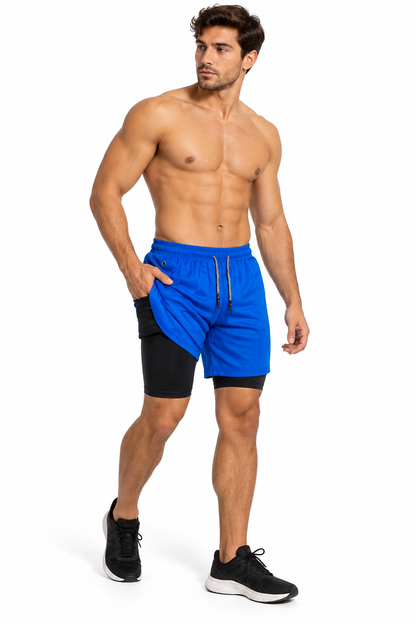 Short Deportivo de Caballero Azul