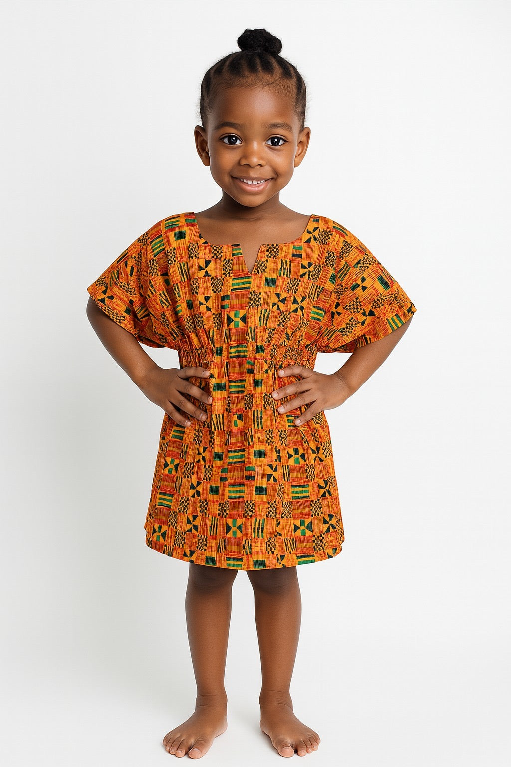 Top Manta de Niña Estampado Afrocaribeño