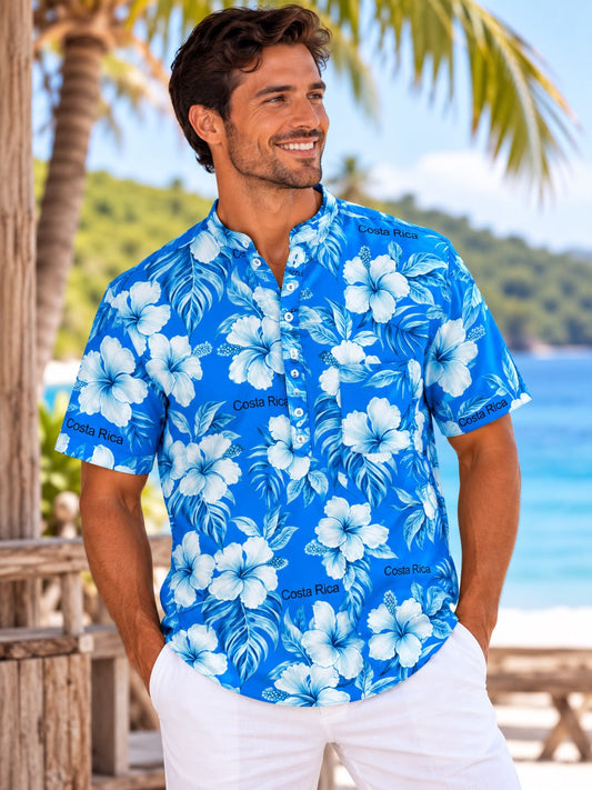 Camisa para Hombre Azul Caribe