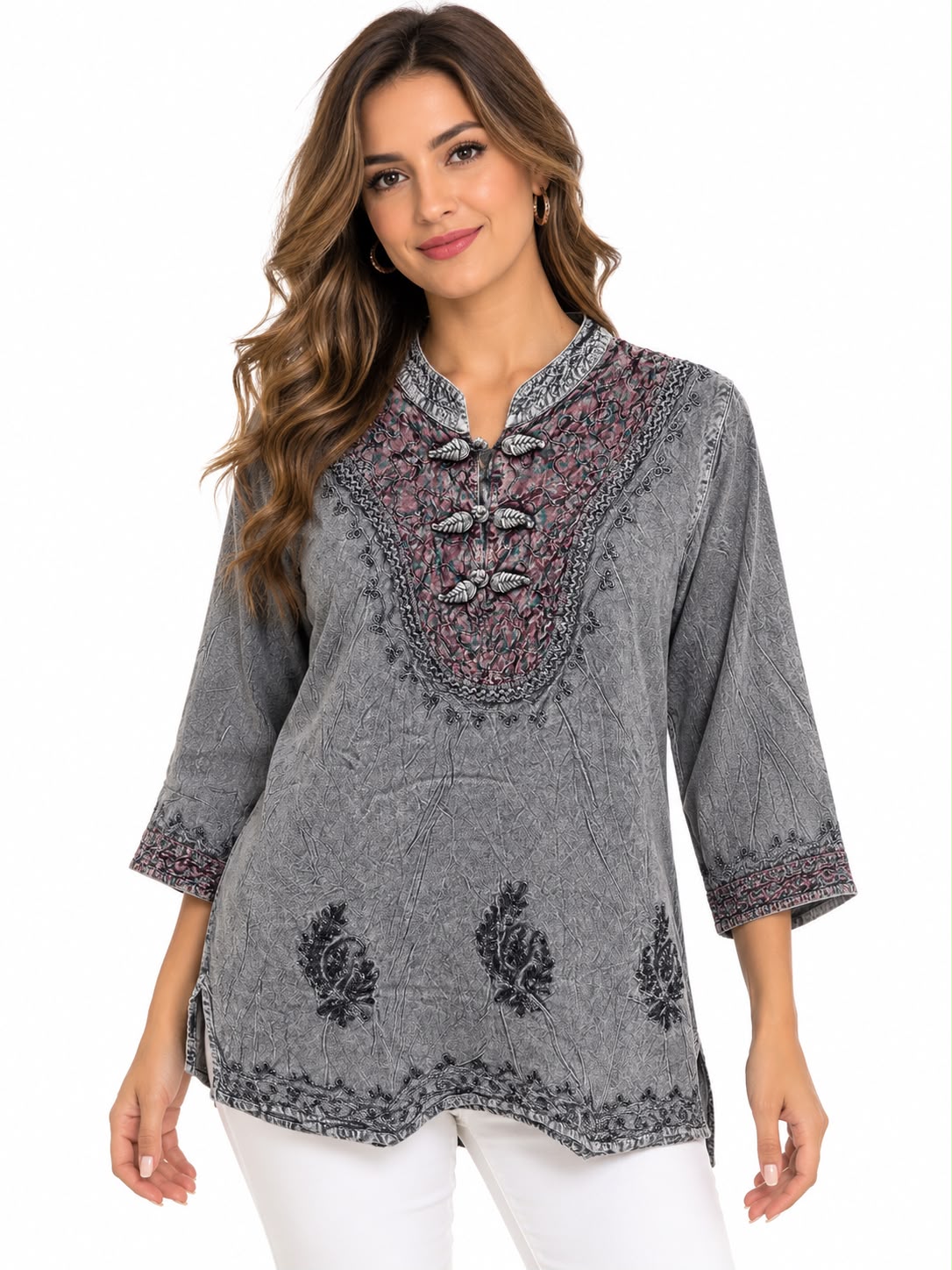 Blusa Kashmir Gris