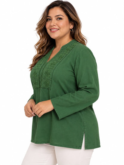 Blusa Verde Esmeralda PLUS