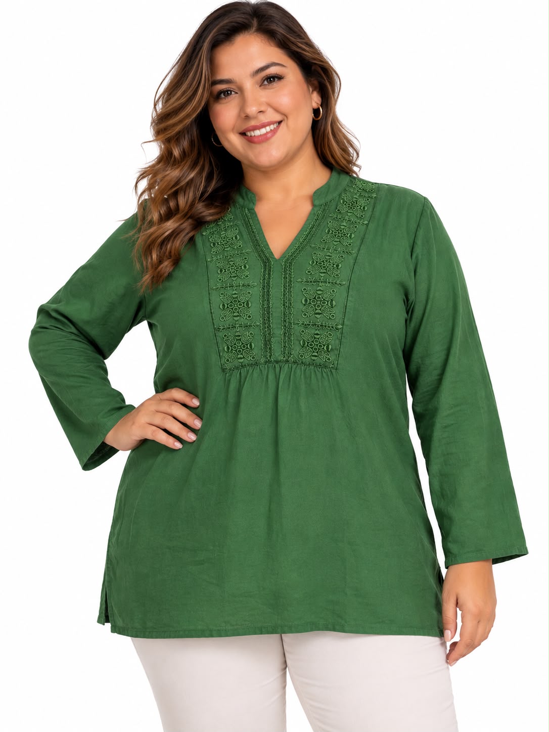 Blusa Verde Esmeralda PLUS