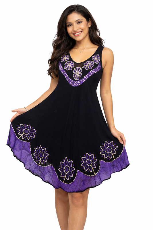 Women's Sleeveless Printed Dress
