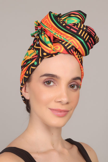 Turbante Afrocaribeño
