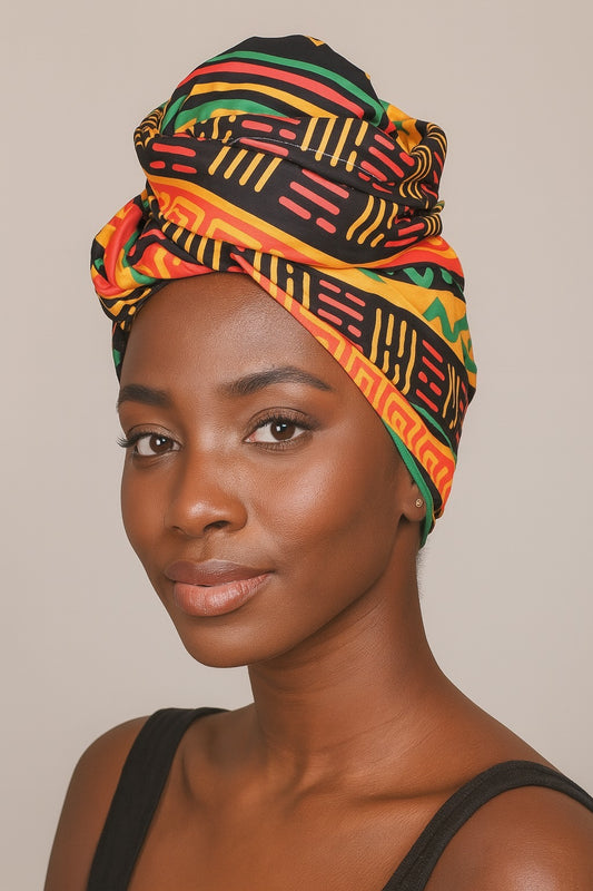 Turbante Afrocaribeño
