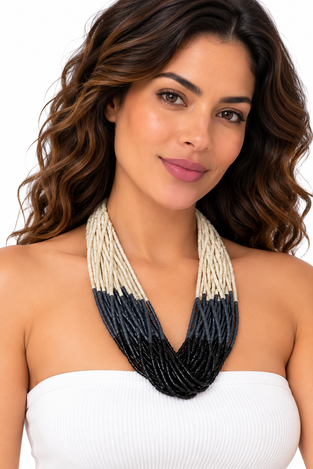 Collar Tricolor Ébano