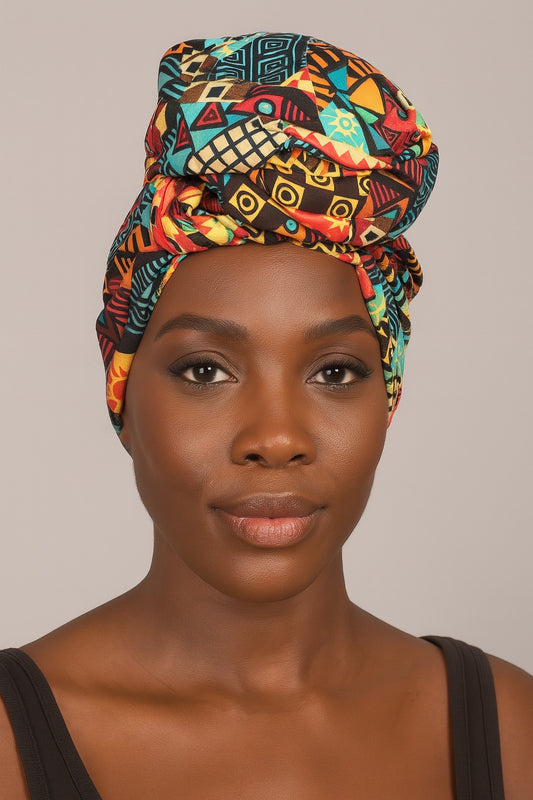 Turbante Afrocaribeño