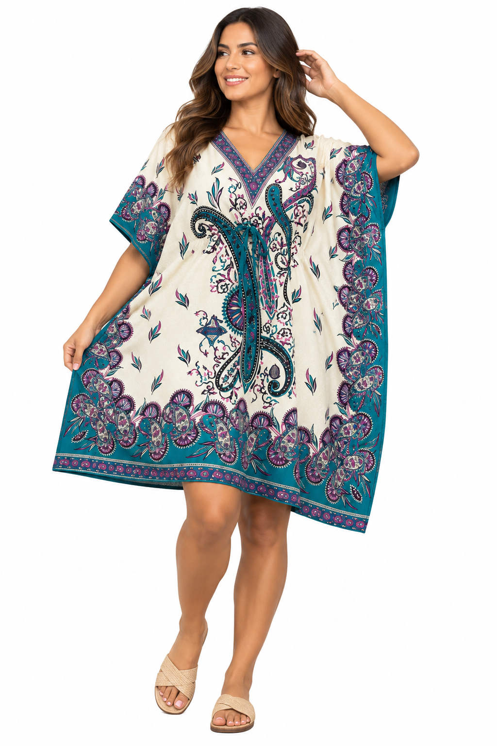 Vestido Estampado de Dama