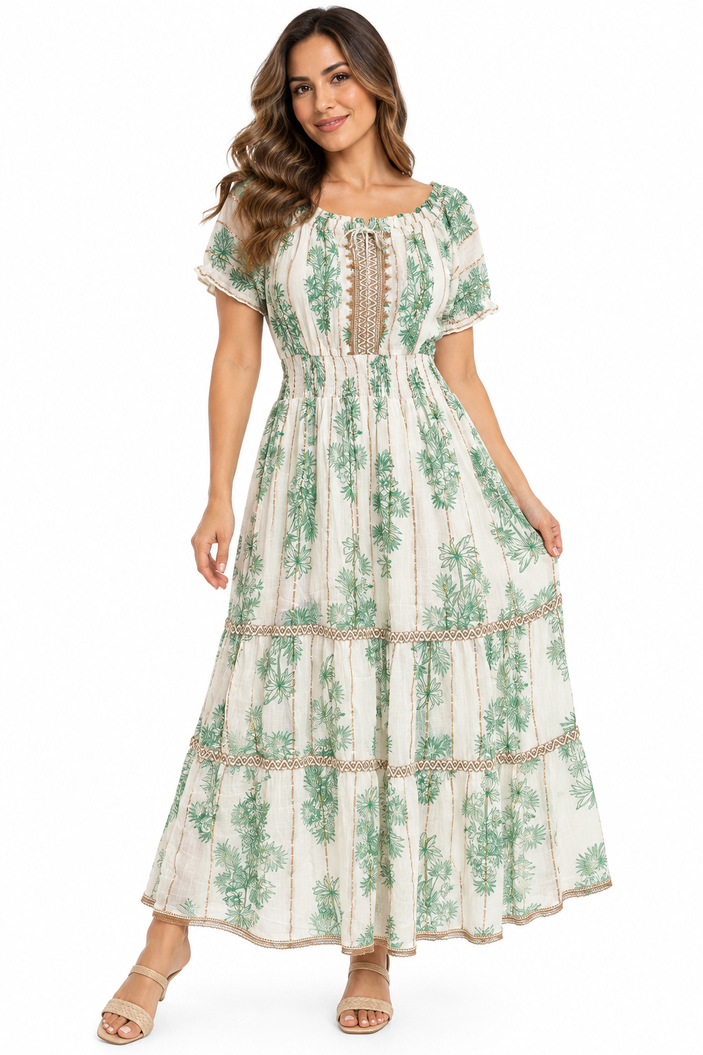 Vestido Jardín Esmeralda