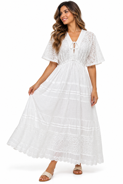 Vestido Boho Encanto Blanco