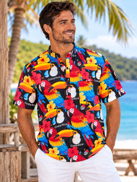 Camisa para Hombre Tucán y Guacamaya