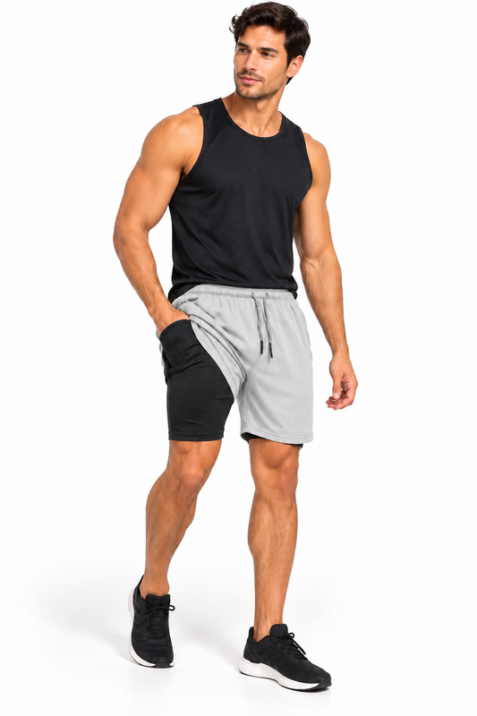 Short Deportivo Caballero Blanco