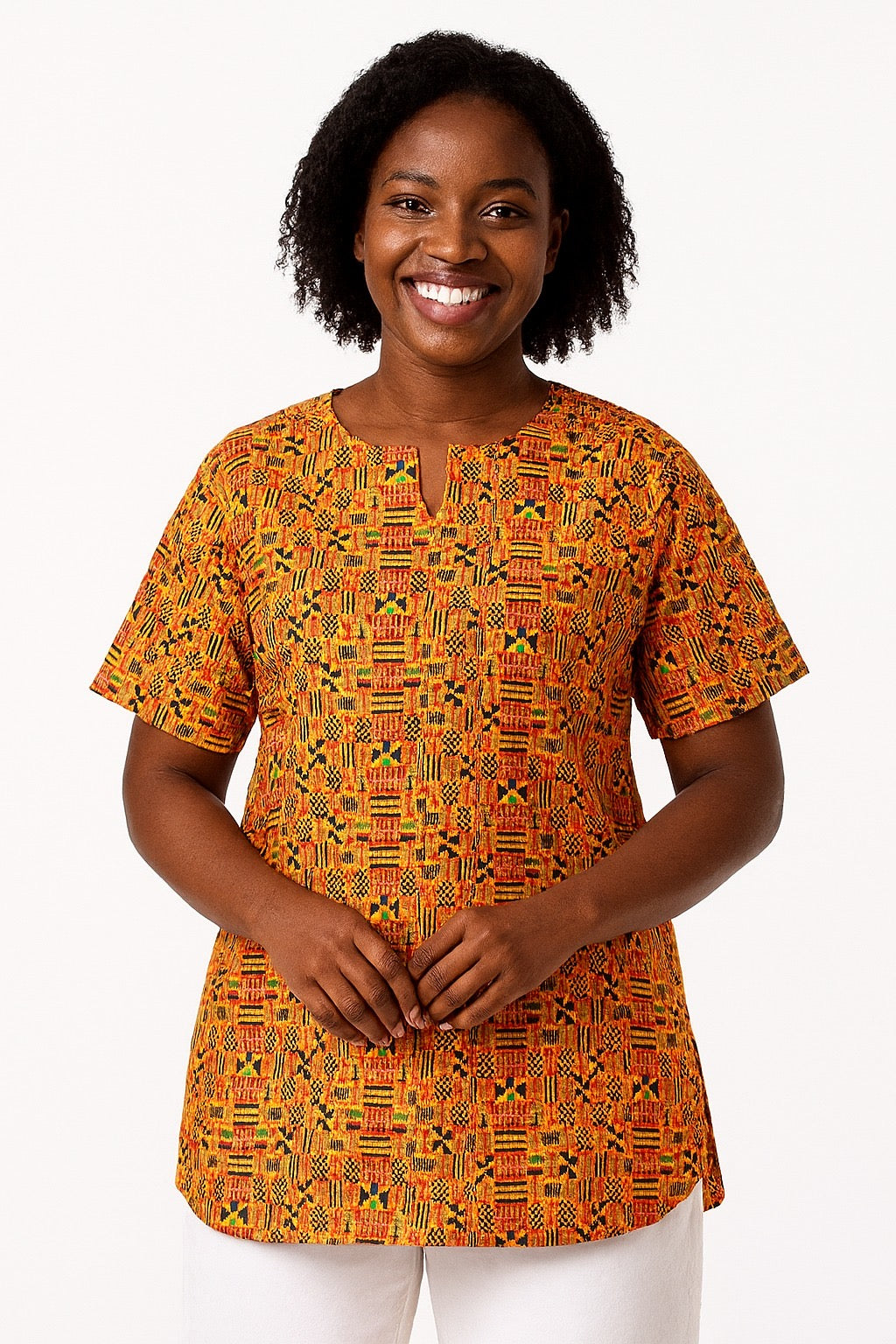 Blusa Afrocaribeña de Dama