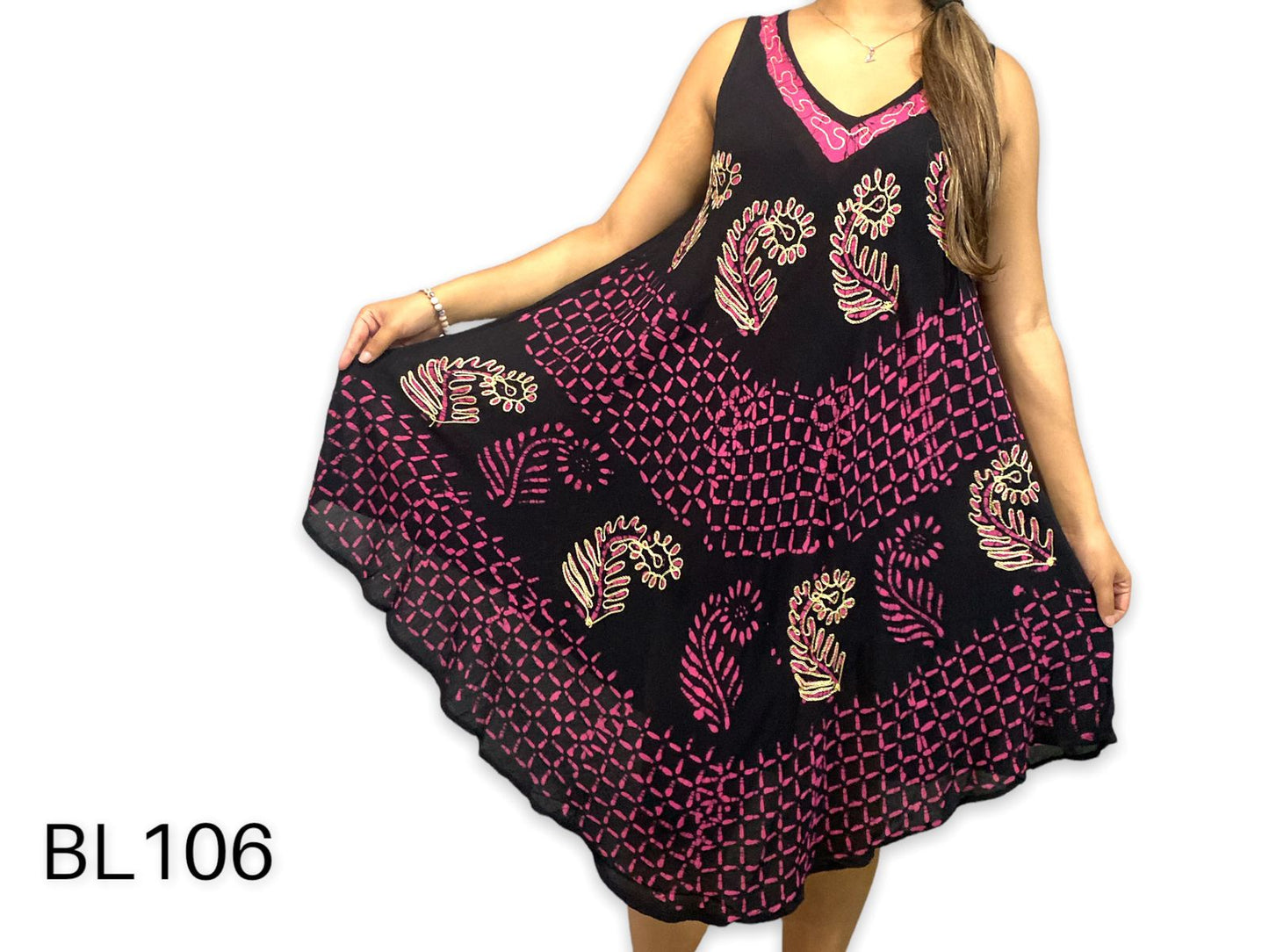 Vestido Estampado de Dama BL106