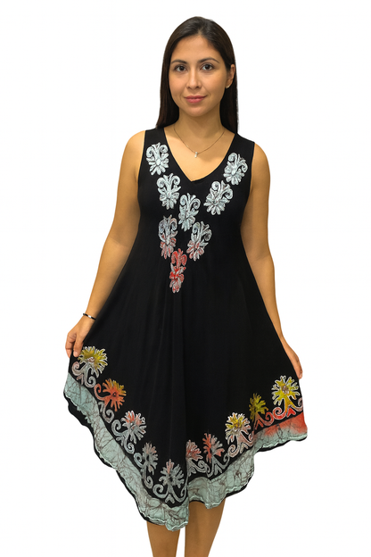 Vestido Estampado de Dama