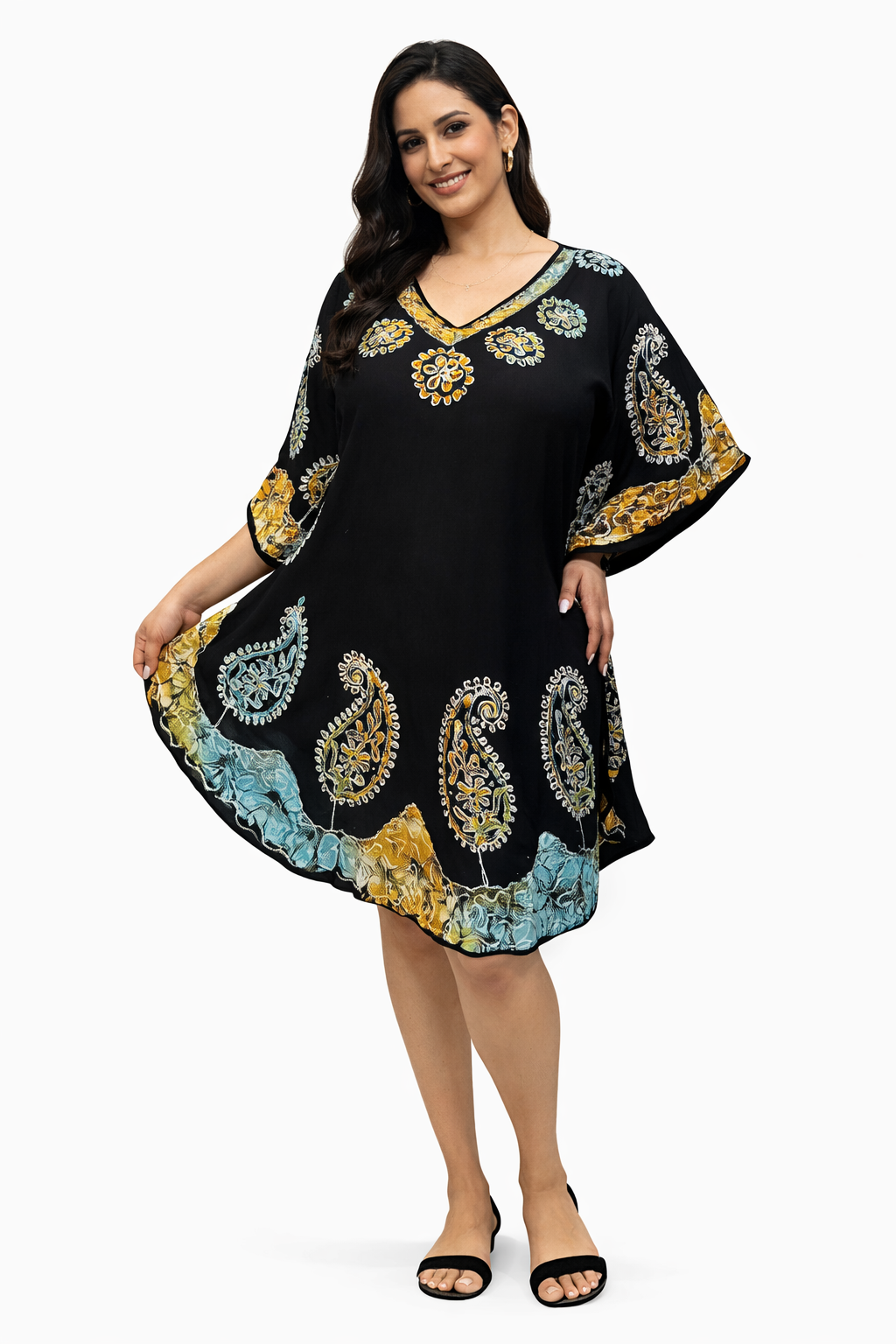 Vestido Bordado de Dama