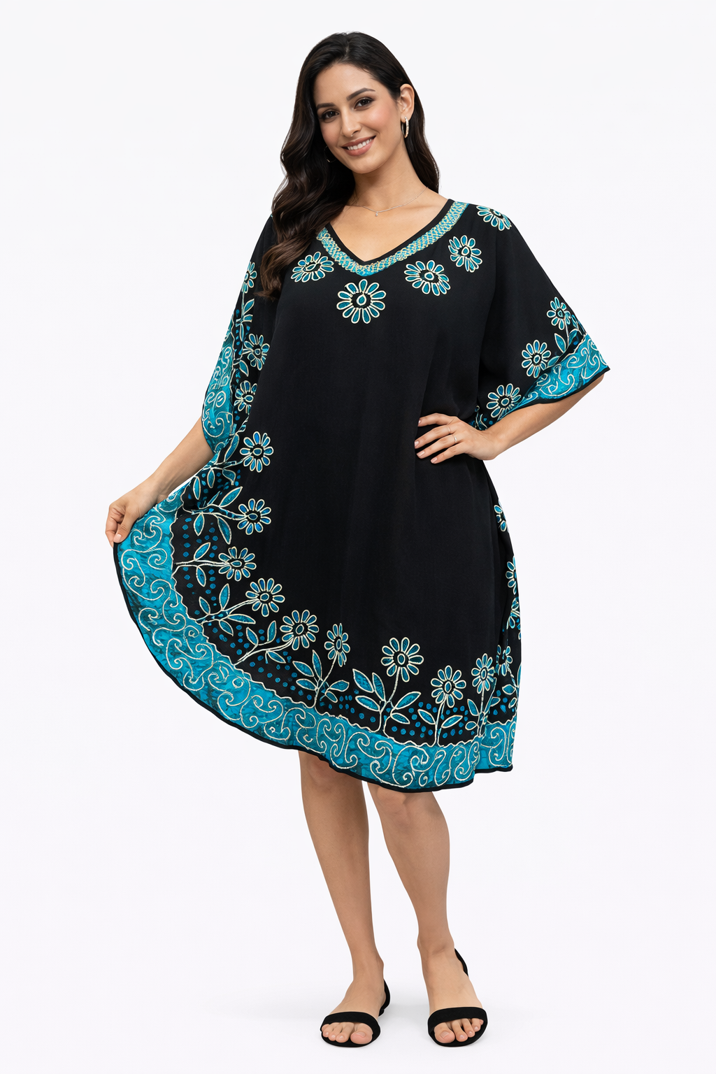 Vestido Bordado de Dama