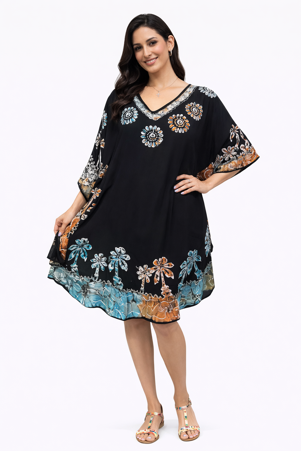 Vestido Bordado de Dama