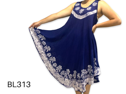 Vestido Estampado de Dama sin mangas