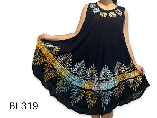 Vestido Estampado de Dama sin mangas