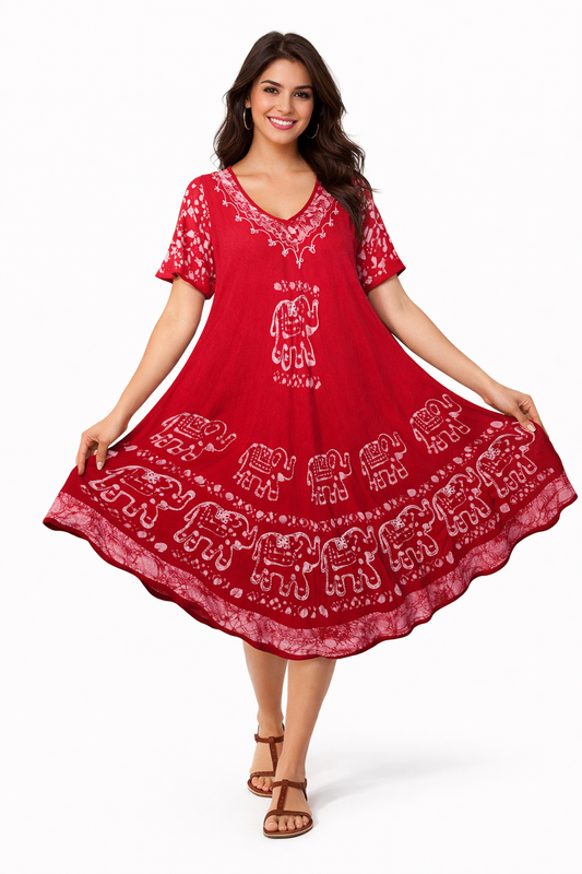 Vestido Estampado de Dama