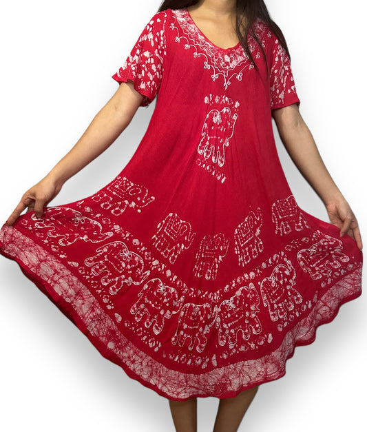 Vestido Estampado de Dama