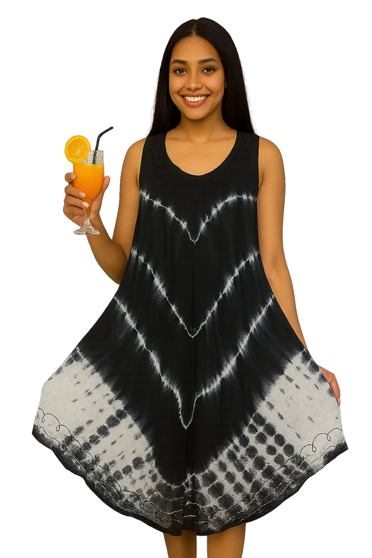 Vestido Estampado de Dama