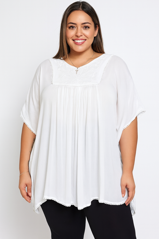 Blusa Blanca de Dama