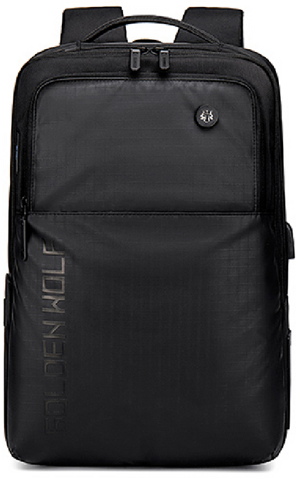 Bulto Mochila de Viaje Golden Wolf Negro 15,6''