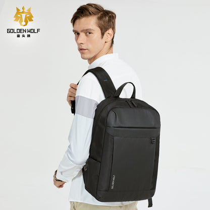 Bulto Mochila de Viaje Golden Wolf Negro 15,6''
