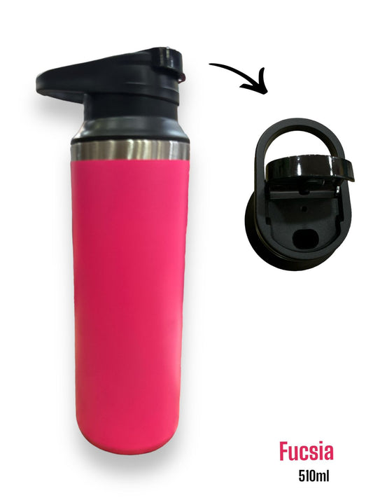 Botella Térmica 510ml Fucsia