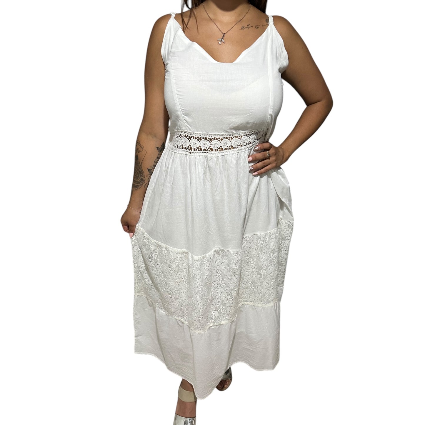 Vestido Blanco de Dama