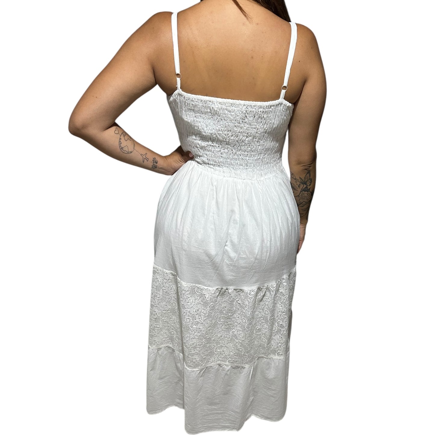Vestido Blanco de Dama