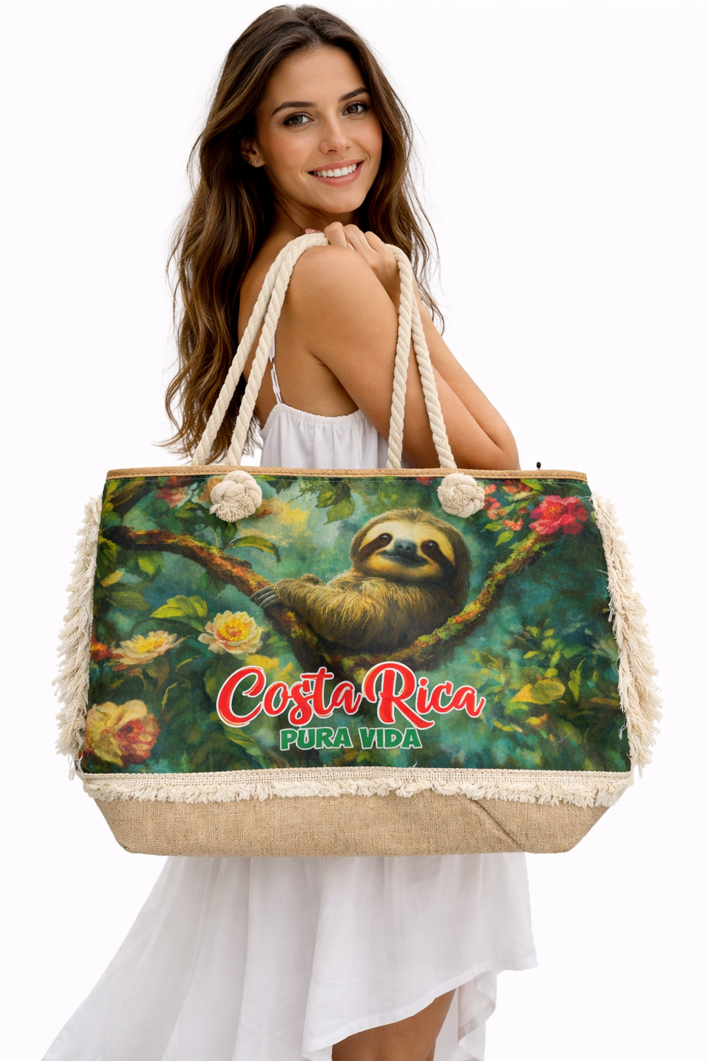 Bolso Oso Perezoso Jungla Pura Vida