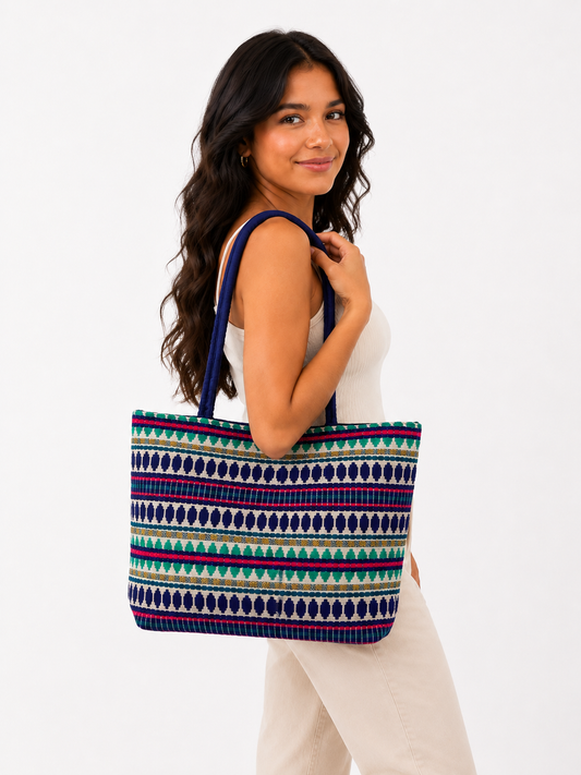 Bolso Alessia Rayas Étnicas
