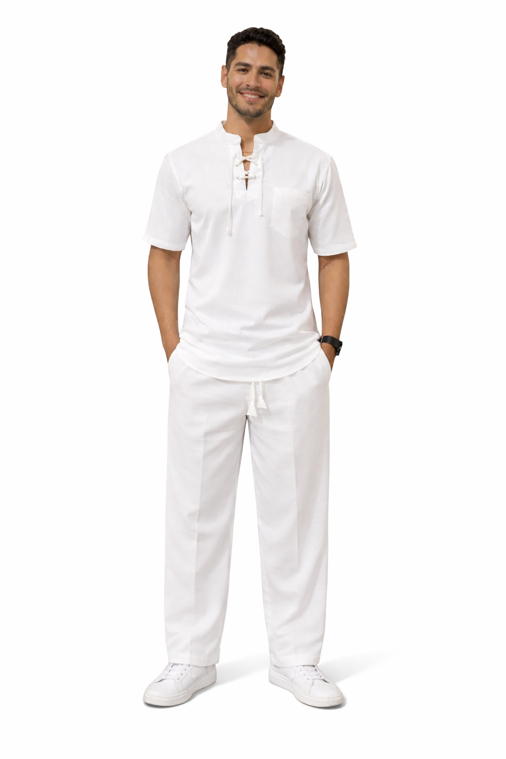 Camisa Blanca Manga Corta