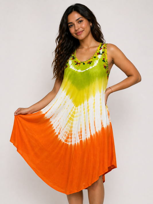 Women's Sleeveless Printed Dress