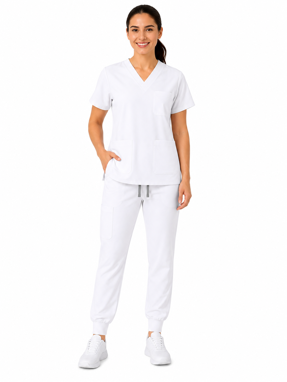 Scrub Blanco Unisex