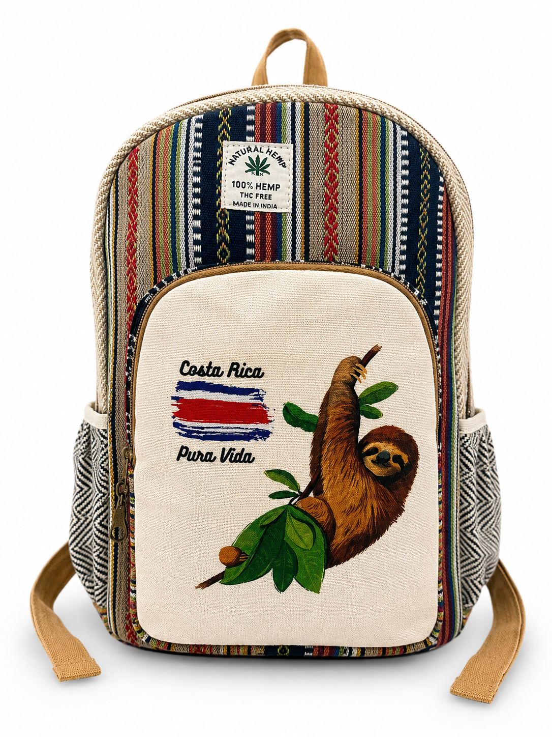 Bulto Mochila Oso Perezoso Pura Vida Costa Rica